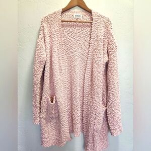 Women's Open Front Chunky Knit Cardigan